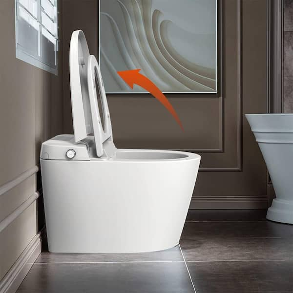 Ecofresh LED wc lighted Smart elongated U toilet seat Electric