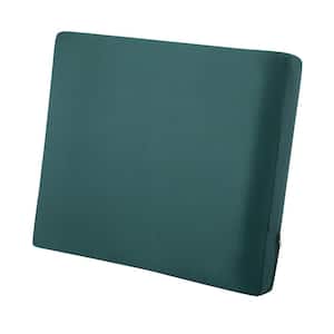 Ravenna 21 in. W x 20 in. D x 4 in. Thick Mallard Green Outdoor Lounge Chair Back Cushion