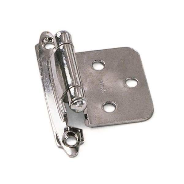 Laurey No Inset Polished Chrome Self-Closing Hinge (1-Pair) 28726 - The ...