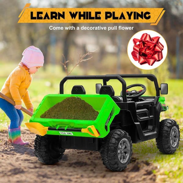 JOYRACER 24-Volt 4 x 200-Watt Ride on Toys with Remote, Metal