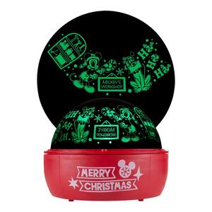 5.12 in. Changing Christmas Lightshow Projection-Tabletop ShadowLights-Mickey and Friends-Disney