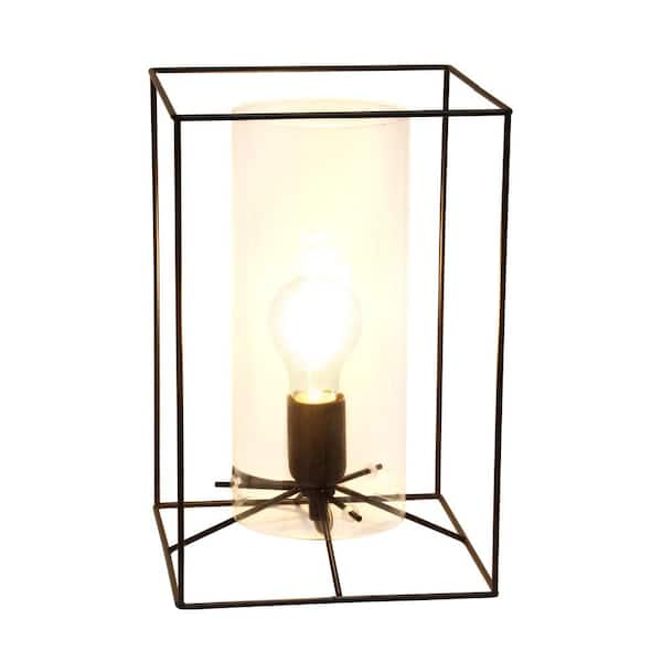 11 8 In Black Large Framed Table Lamp, Large Black Lamp Shades For Table Lamps