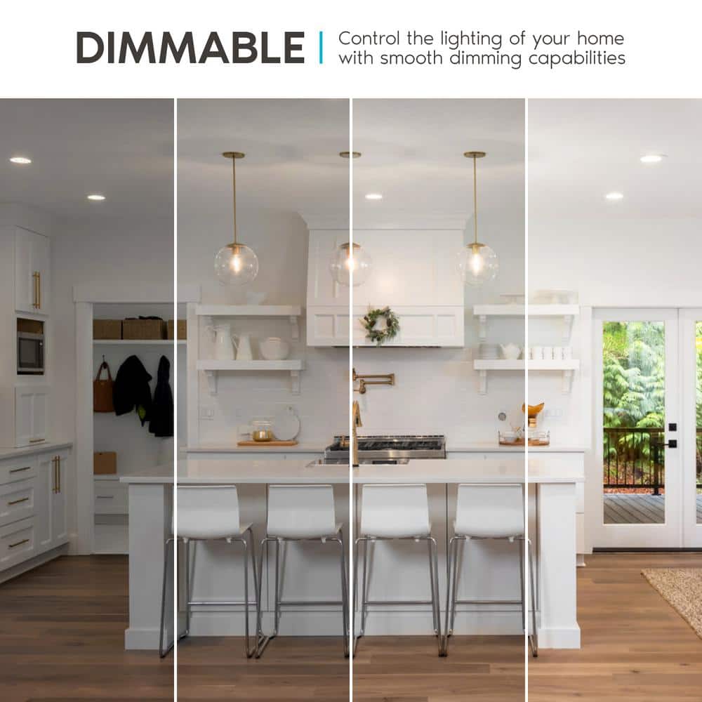 Soft White Dimmable Edison A19 LED Light Bulbs, 6-Pack