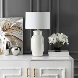 Norsi 27.5 in. Ivory Table Lamp