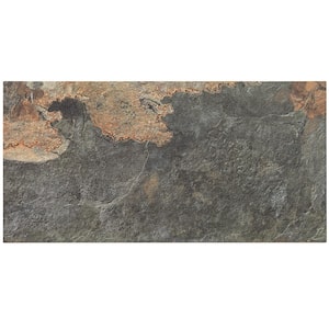 Bantame Multicolor 12 in. x 24 in. Semi-Polished Porcelain Floor and Wall Tile (11.94 Sq. Ft. / Case)