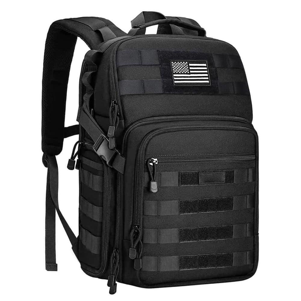 Camera Backpack DSLR/SLR/Mirrorless Tactical Bag with Laptop Compartment and Customizable Dividers in Black price history on PriceWatchPro