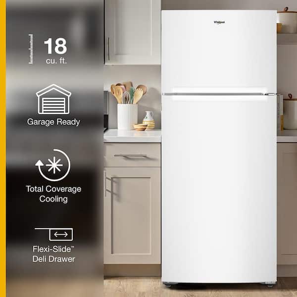 Whirlpool 28 in. 18 cu. ft. Freestanding Top Freezer Refrigerator