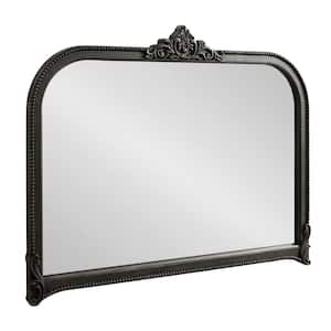 Hubanks 40.00 in. W x 30.00 in. H Black Arch Traditional Framed Decorative Wall Mirror