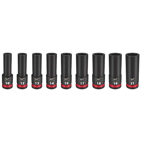 1 in. Drive 1-2 in. 6-Point Deep Impact Socket Set (9-Piece) 1 in. Drive 1-2 in. 6-Point Deep Impact Socket Set (9-Piece)