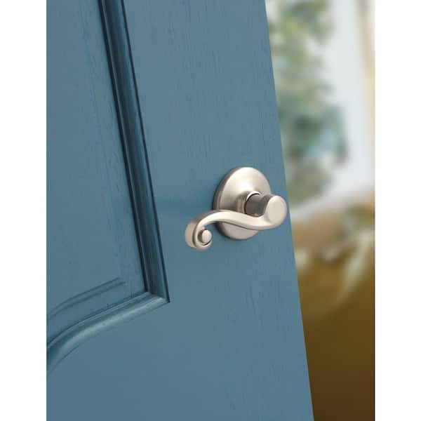 Kwikset Lido Satin Nickel Hall/Closet Door Lever 720LL 15 CP - The