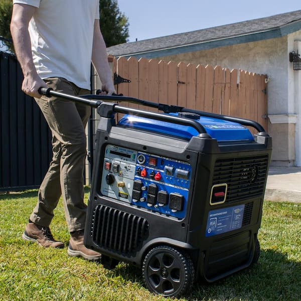 11,000 Watt Remote Start Portable Dual Fuel Home Backup Inverter Generator w/CO Alert