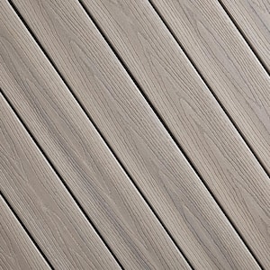 1x12-12' Fiberon Good Life Escapes Capped Composite Fascia - Cabana Woodgrain Embossed Square Edge (Actual Size: .75"x11