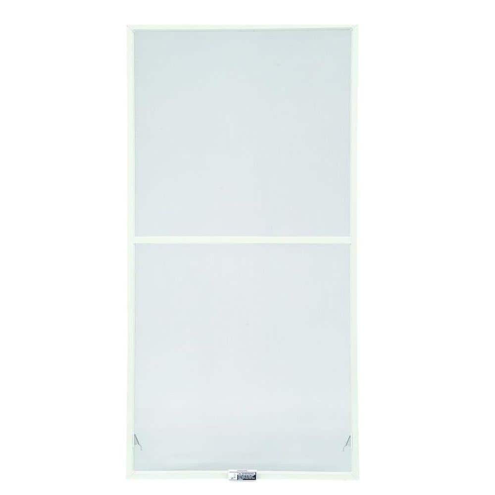 23-7/8 in. x 54-27/32 in. 200 and 400 Series White Aluminum Double-Hung Win