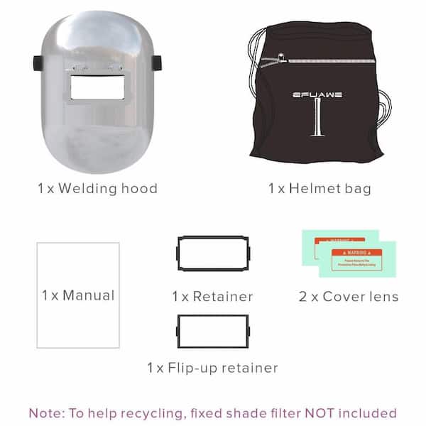 MYWISH Fixed Front Welding Helmet SF-MYTK0012 - The Home Depot