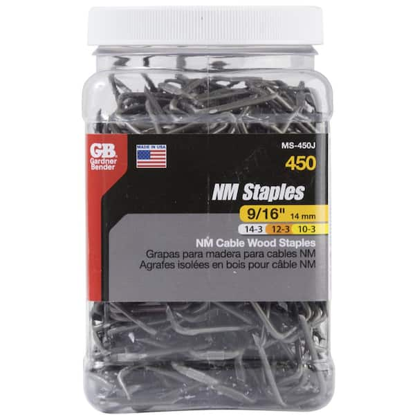 MS175 - Metal Staple 3 Cond 9/16 100/Box