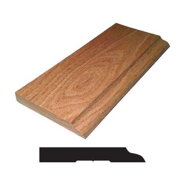 Weaber WM 663 1/2 in. x 3-1/4 in. Oak Base Moulding