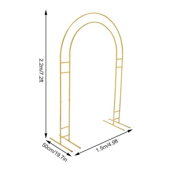 Wedding Sign Stand Gold Large 4.9FT Tall Welcome Sign Frame
