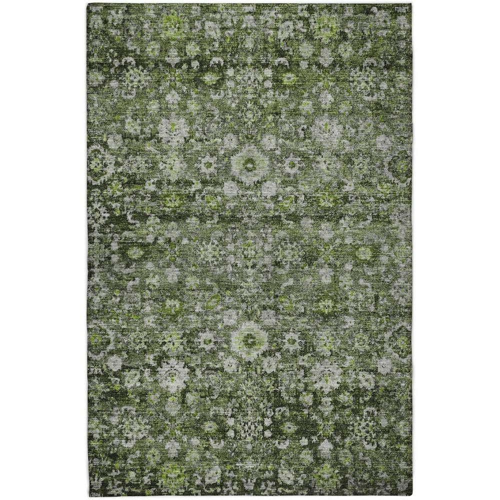 Dream Shag Premium Machine Washable Abstract ADS651 Green 9 ft. x 12 ft. Area Rug price history on PriceWatchPro