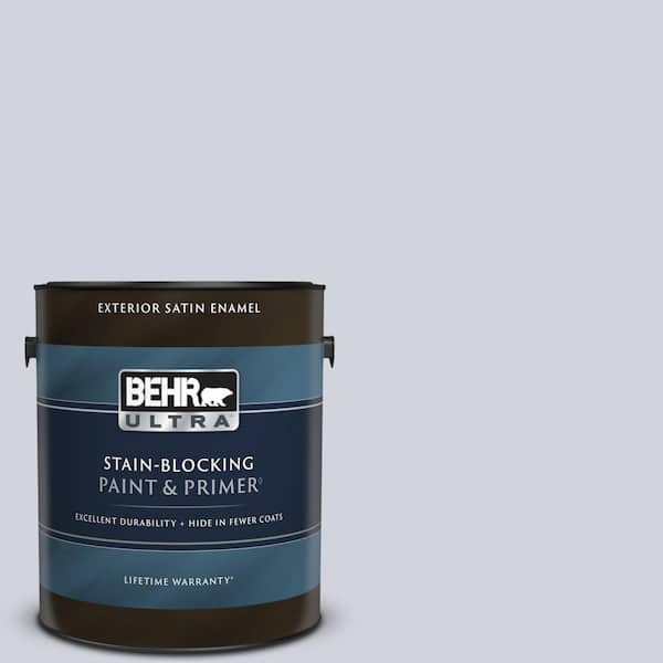 BEHR ULTRA 1 gal. #S550-1 Blueberry Whip Satin Enamel Exterior Paint & Primer