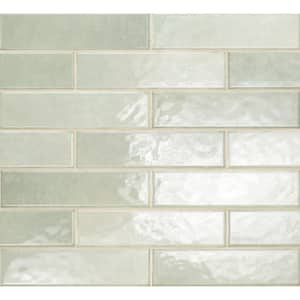 Lakeview Jade 3 in. x 12 in. Glossy Ceramic Wall Tile (5.5 sq. ft./Case)