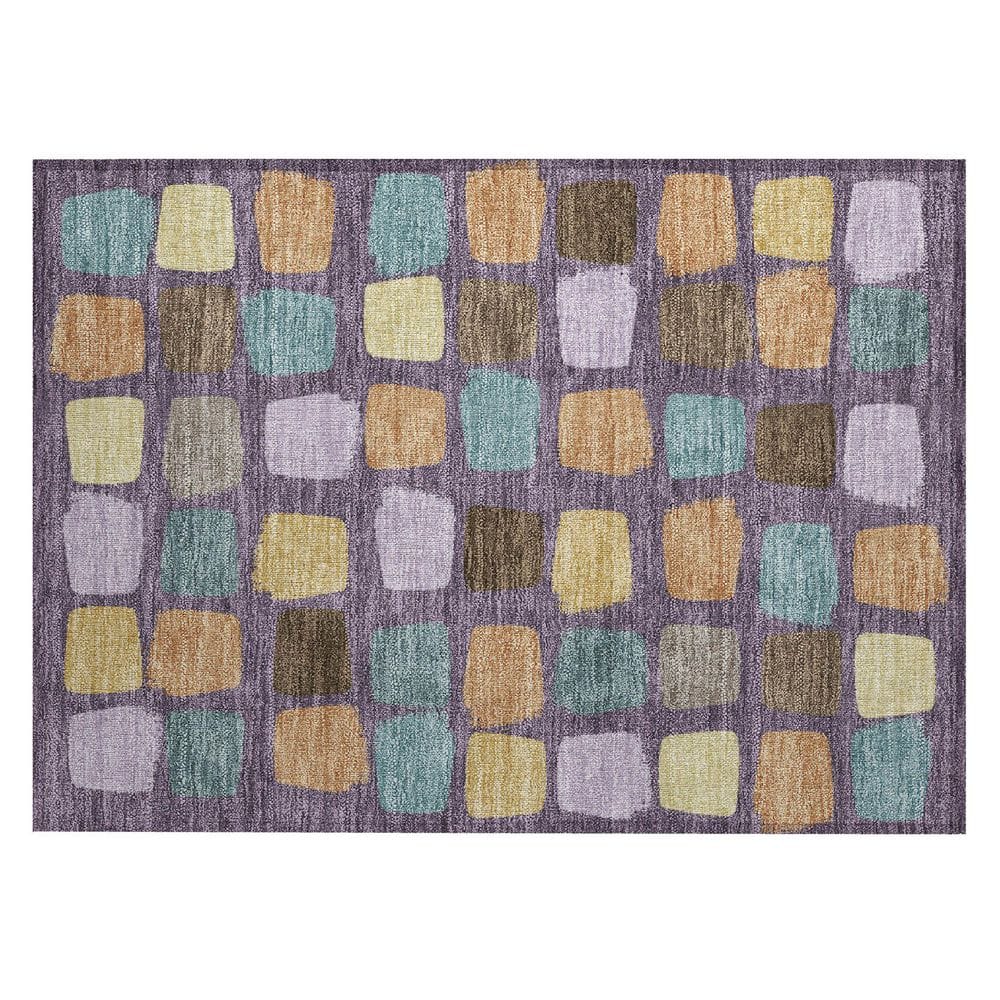 Chantille Machine Washable Indoor/Outdoor Abstract ACN2501 Purple 2 ft. x 3 ft. Accent Rug price history on PriceWatchPro