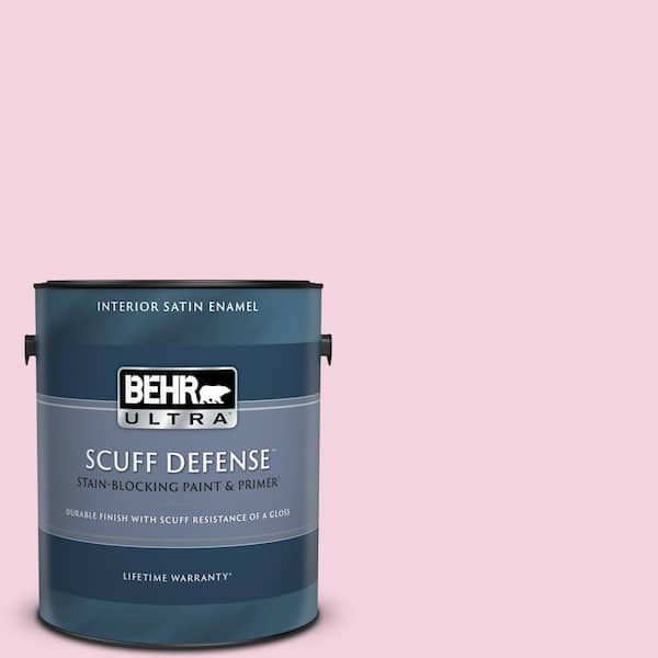 BEHR ULTRA 1 gal. #100A-3 Scented Valentine Extra Durable Satin Enamel Interior Paint & Primer