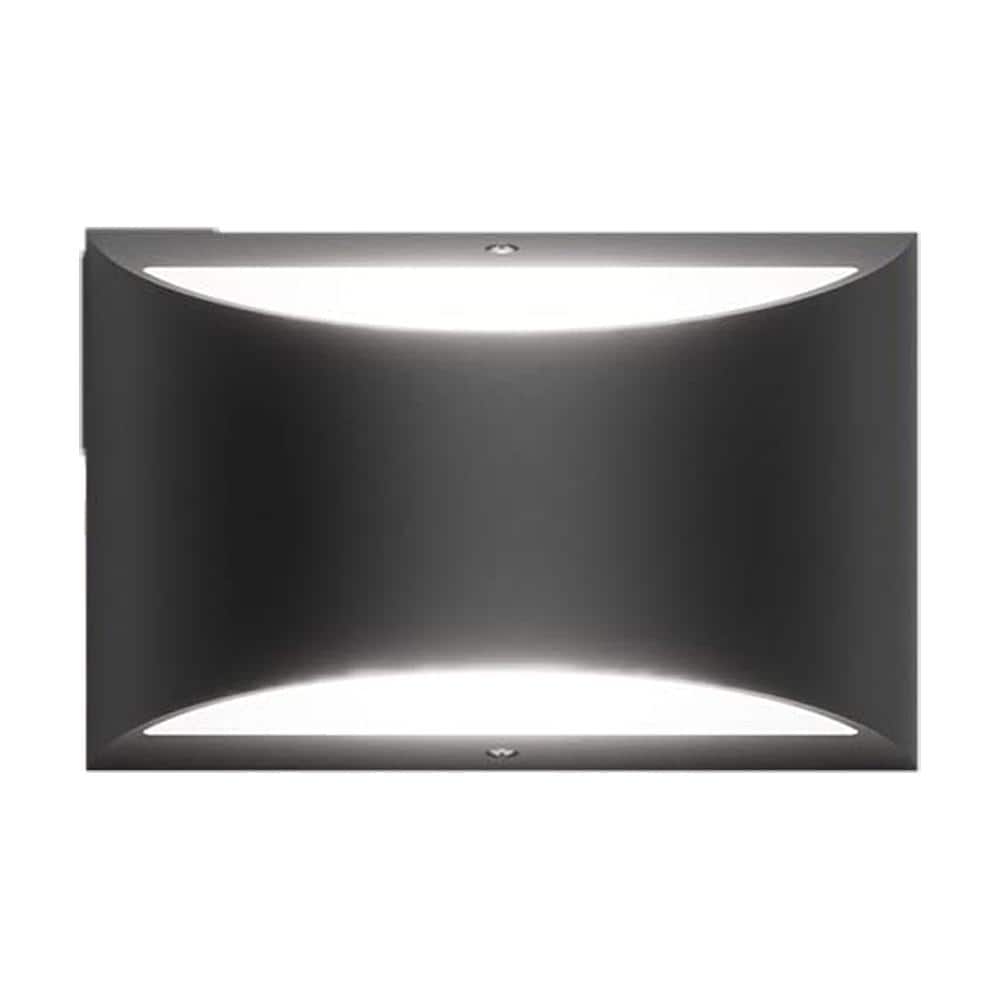 Modern Design Aluminum Cool White 1 Light Black LED Wall Sconce 2-Pack price history on PriceWatchPro