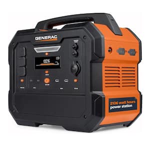 1600W Output / 3200 Peak 2106Wh Portable Battery Power Station with Push Button Start and Solar Charging - GB2000
