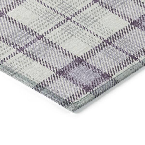 Chantille Machine Washable Indoor/Outdoor Abstract ACN1052 Lavender 1 ft. 8 in. x 2 ft. 6 in. Area Rug