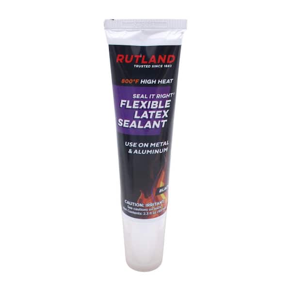 Rutland 2.3 fl. oz. Tube, Seal It Right Latex Sealant, Black