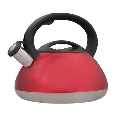 Sphere 12-Cup Stovetop Tea Kettle in Cranberry