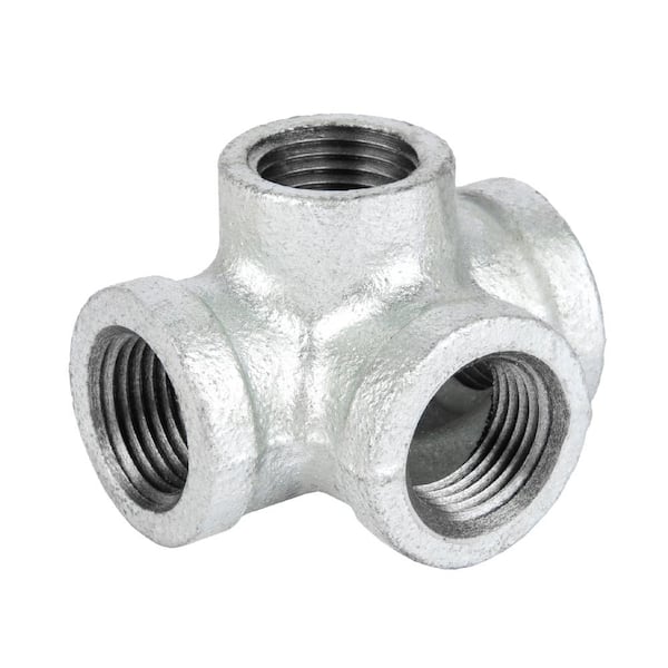 STZ 1/2 in. Galvanized Iron Side Outlet Tee