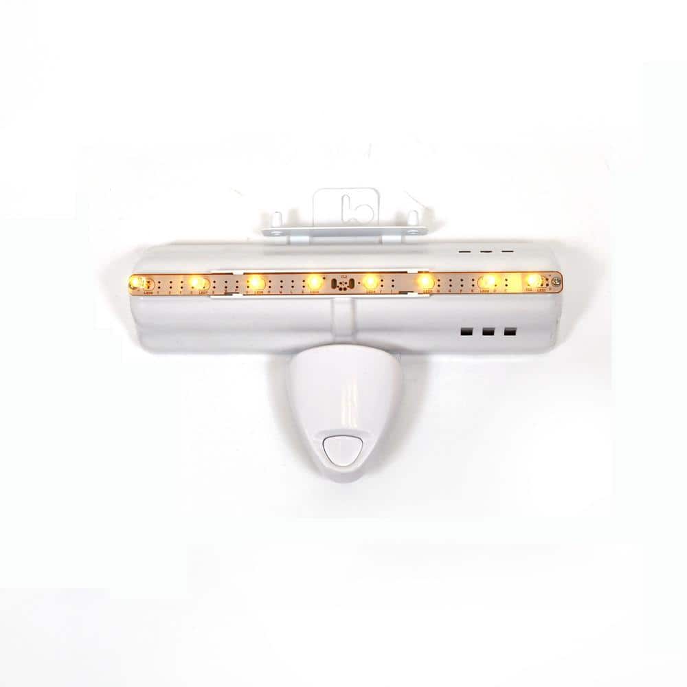 Elegant Half Moon Frosted Marble Glass LED Sconce with Remote Control