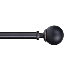 Classic Venetian 72 in. - 144 in. Adjustable Single Curtain Rod 1 in. in Oil Rubbed Bronze with Finial