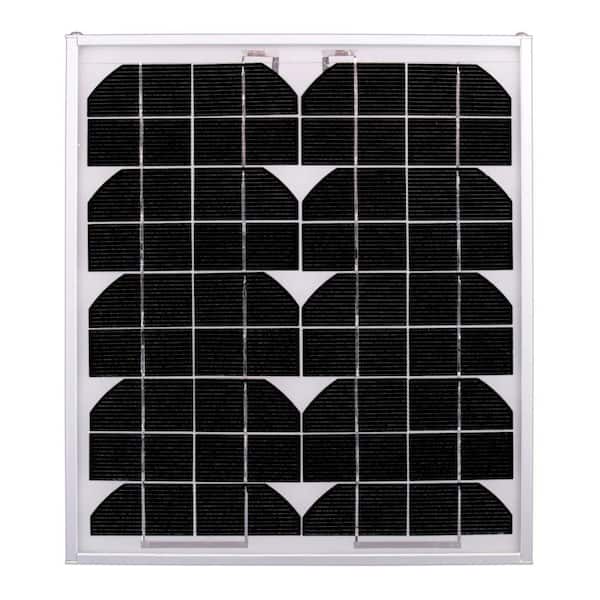 Ramsond 10-Watt 12-Volt Monocrystalline PV Solar Panel