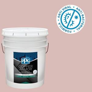 5 gal. PPG1056-3 Ashes Of Roses Semi-Gloss Antiviral and Antibacterial Interior Paint with Primer