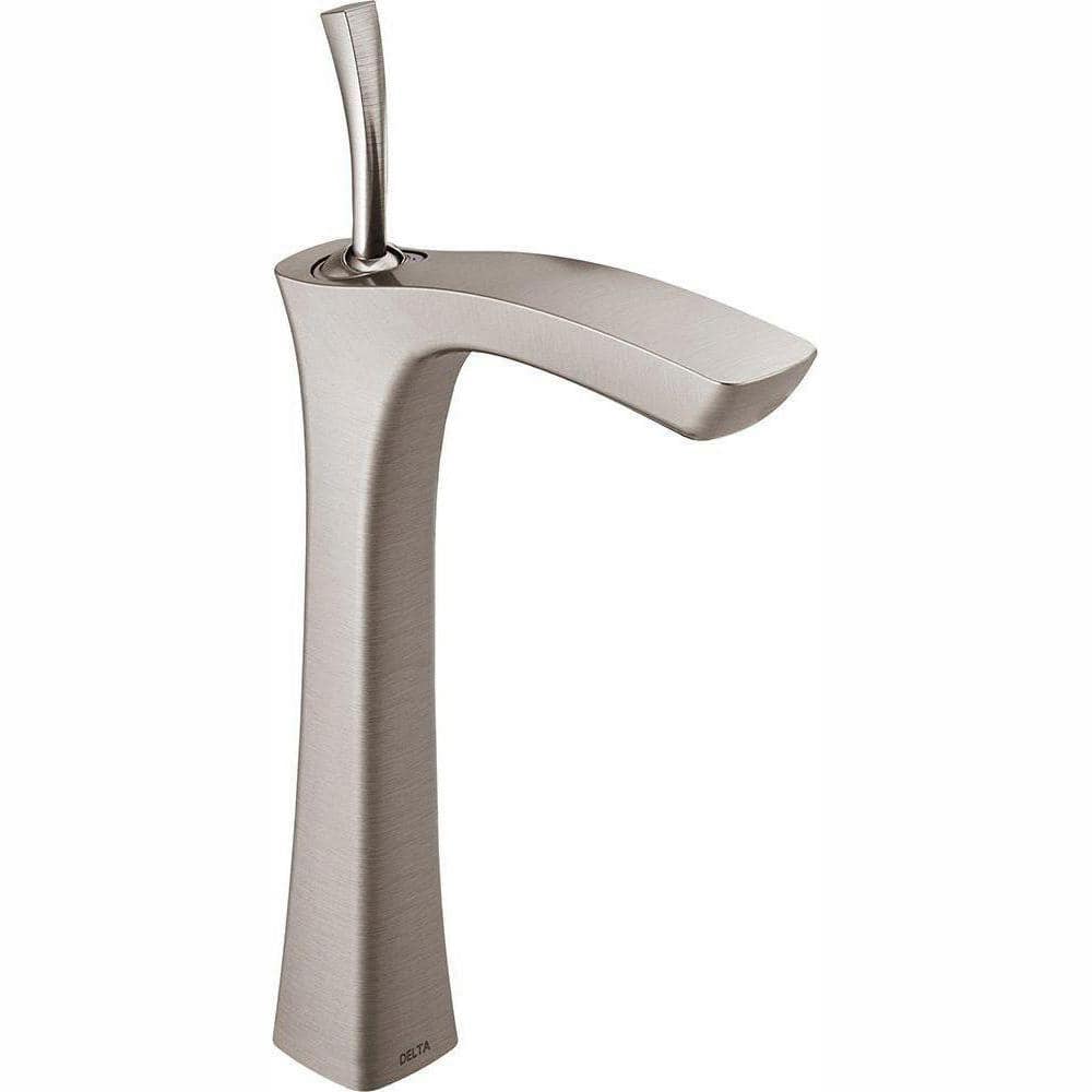 Delta Tesla Single Hole SingleHandle Vessel Bathroom Faucet in