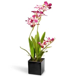 16 in. Artificial Purple Orchid Flowers