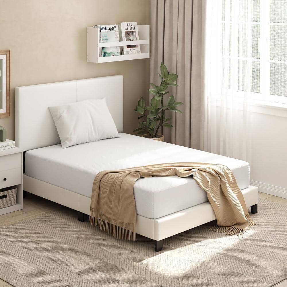 Furinno Tidur Full Medium Firm Cooling Gel 10 In. Bed-in-a-Box Memory ...