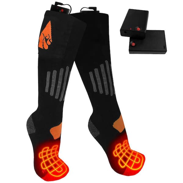 ACTIONHEAT Unisex XX-Large Black Wool AA Heated Socks - image 3