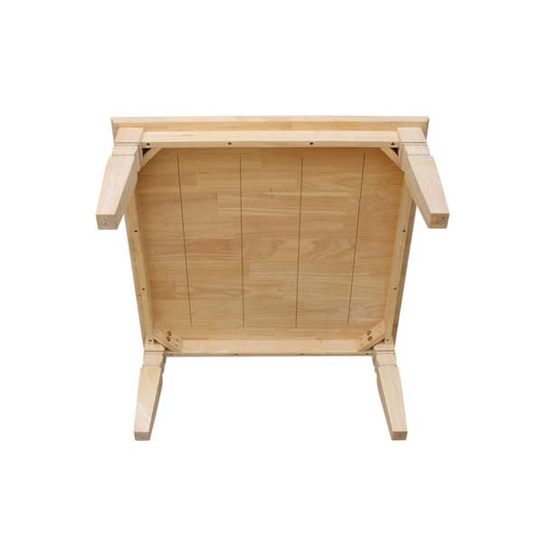International Concepts Beistelltisch Aus Parawood – Naturbelassen, Selbst Montiert, 40 Lbs Belastung