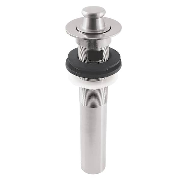 Kingston Brass Fauceture 17-Gauge Lift and Turn Bathroom Sink Drain in Polished Nickel with Overflow