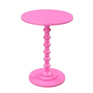 Palm Beach Pink Spindle End Table