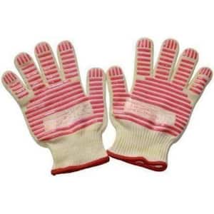 Extreme Heat Resistant EN407 Certified Gloves, Pink, Grilling gloves, Griling set