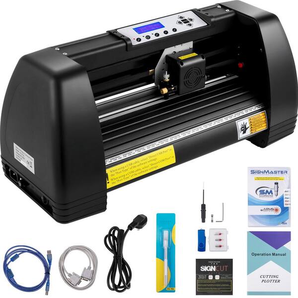SVOPES Vinyl Cutter Machine, 14 in. /375 mm, LED Plotter, Precise Positioning, Software for MAC/Windows, Adjustable Force/Speed