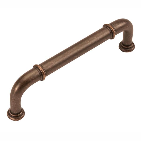 Drawer Pull with Antique Copper Finish 