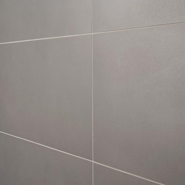 Ivy Hill Tile Technique Gray 12 in. x 24 in. Matte Porcelain Floor