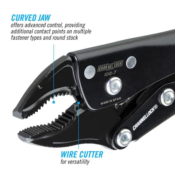 7 in. Locking Pliers, Straight