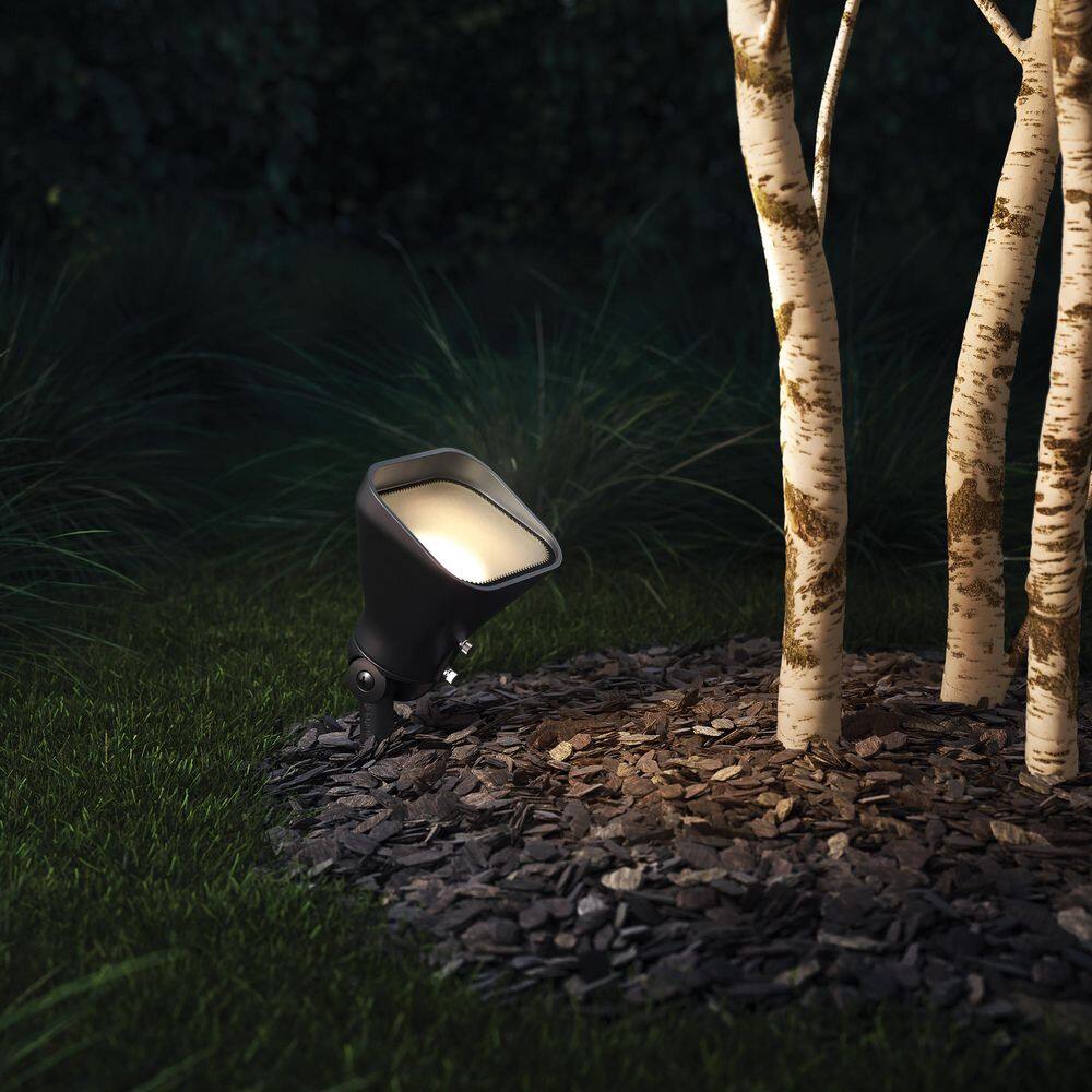 Black Outdoor Integrated LED Low Voltage Hardwired Landscape Flood Light price history on PriceWatchPro