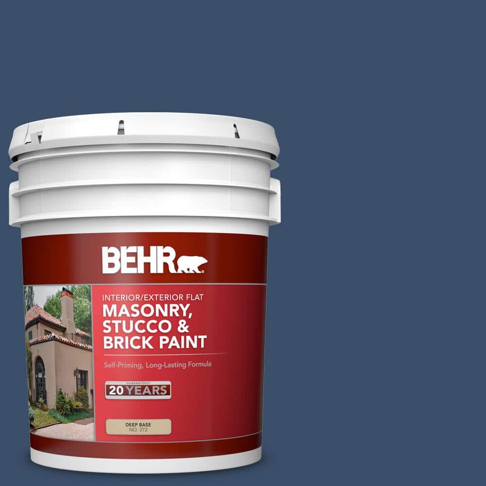 5 gal. #M510-7 Inked Flat Interior/Exterior Masonry, Stucco and Brick Paint